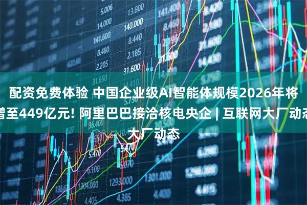 配资免费体验 中国企业级AI智能体规模2026年将增至449亿元! 阿里巴巴接洽核电央企 | 互联网大厂动态